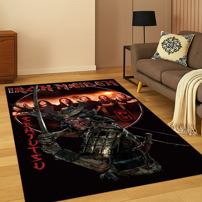 Kids Outdoor Area - Tappeto 3D I-Iron Maiden Metal Band
