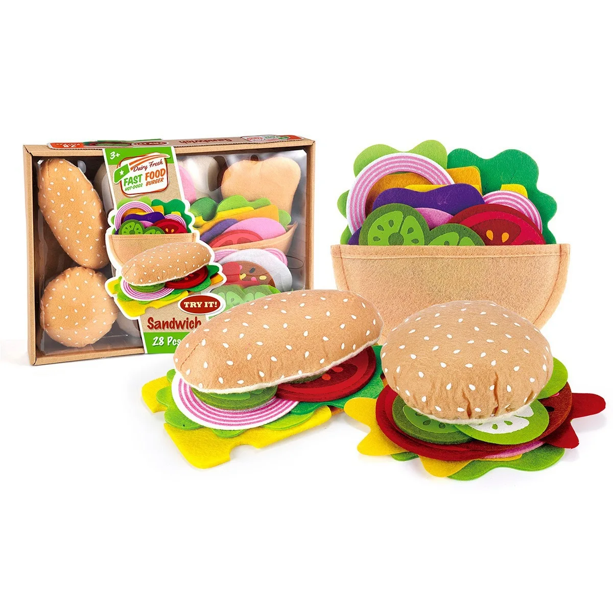 Set di Sandwich e Hamburger in - Kids Outdoor Kitchen Accessories recensione e prezzo